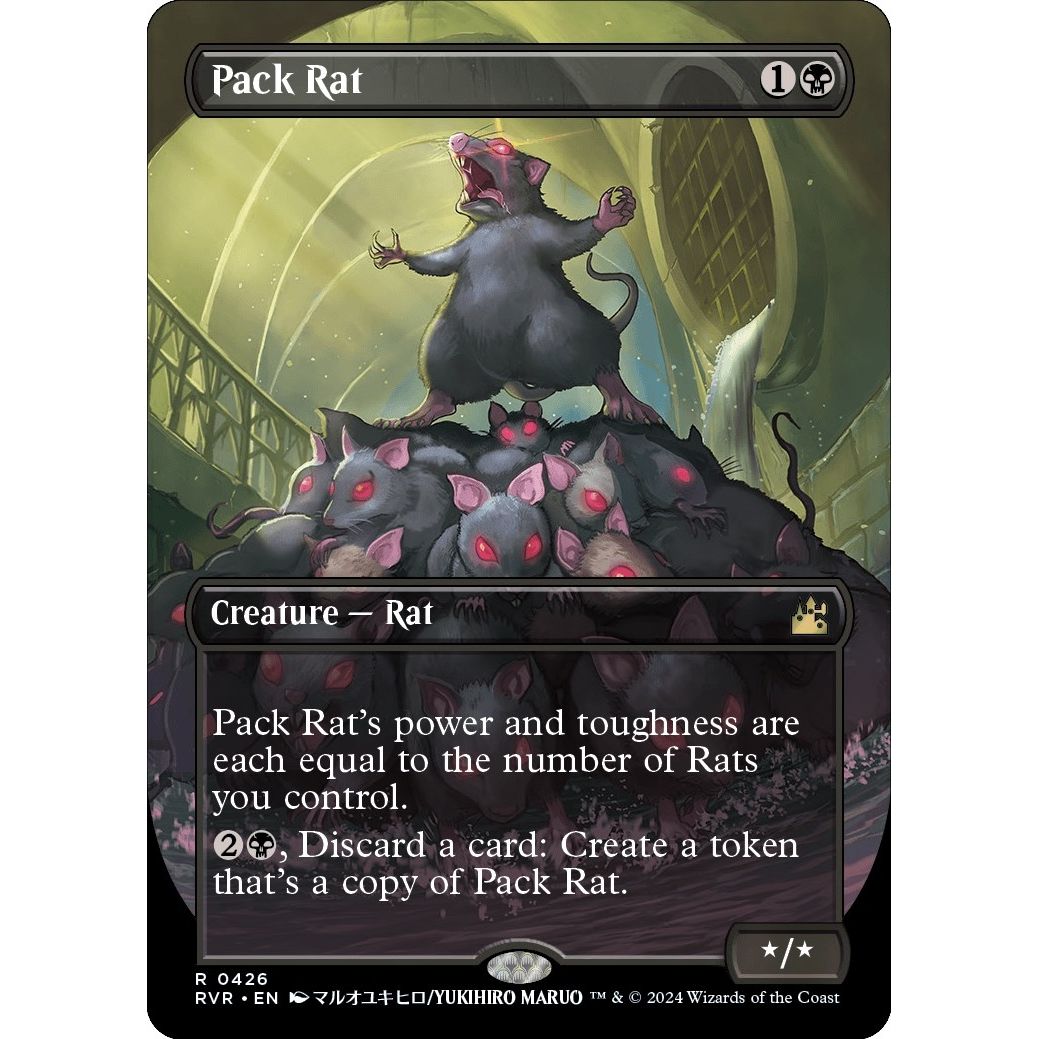 Image for Pack Rat (Anime Borderless) (426) (RVR) - Magic: The Gathering