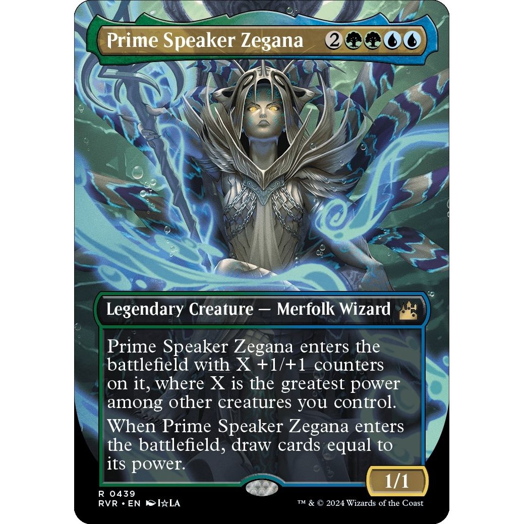 Image for Prime Speaker Zegana (Anime Borderless) (439) (RVR) - Magic: The Gathering