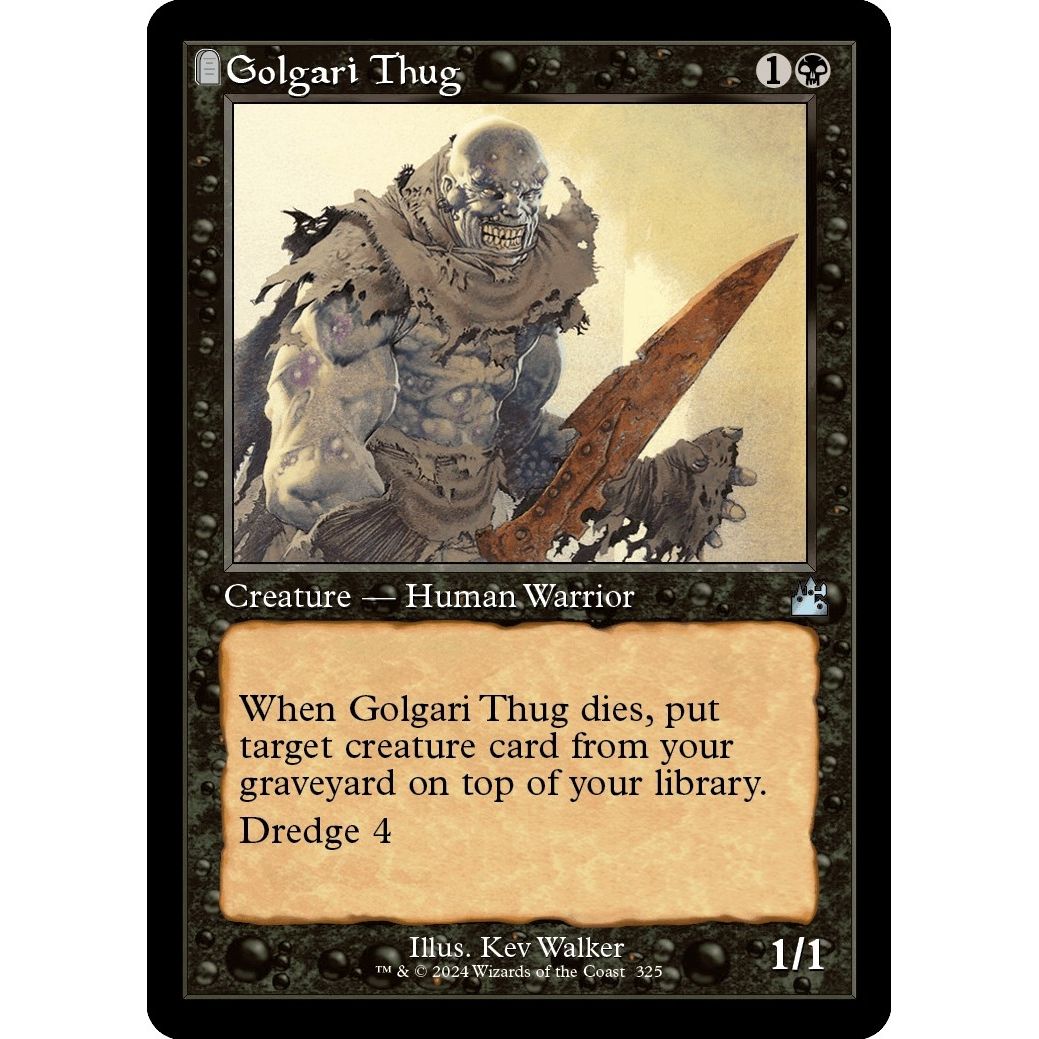 Image for Golgari Thug (Retro Frame) (325) (RVR) - Magic: The Gathering