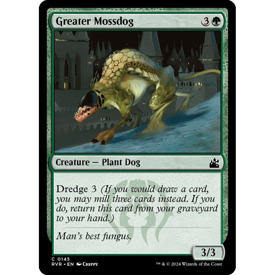 Image for Greater Mossdog (145) (RVR) - Magic: The Gathering