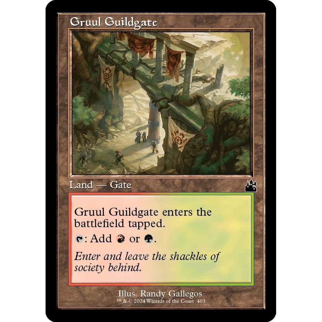 Image for Gruul Guildgate (Retro Frame) (403) (RVR) - Magic: The Gathering