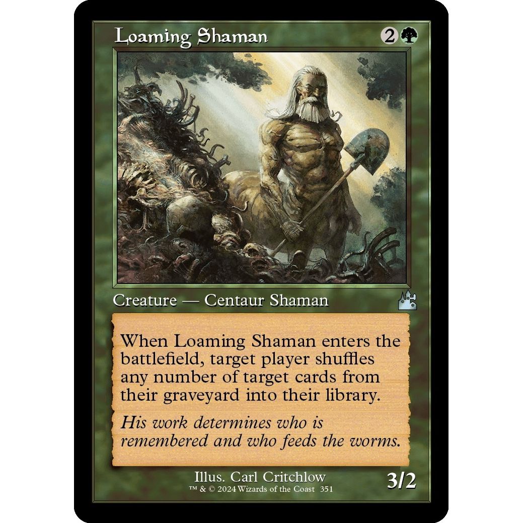 Image for Loaming Shaman (Retro Frame) (351) (RVR) - Magic: The Gathering