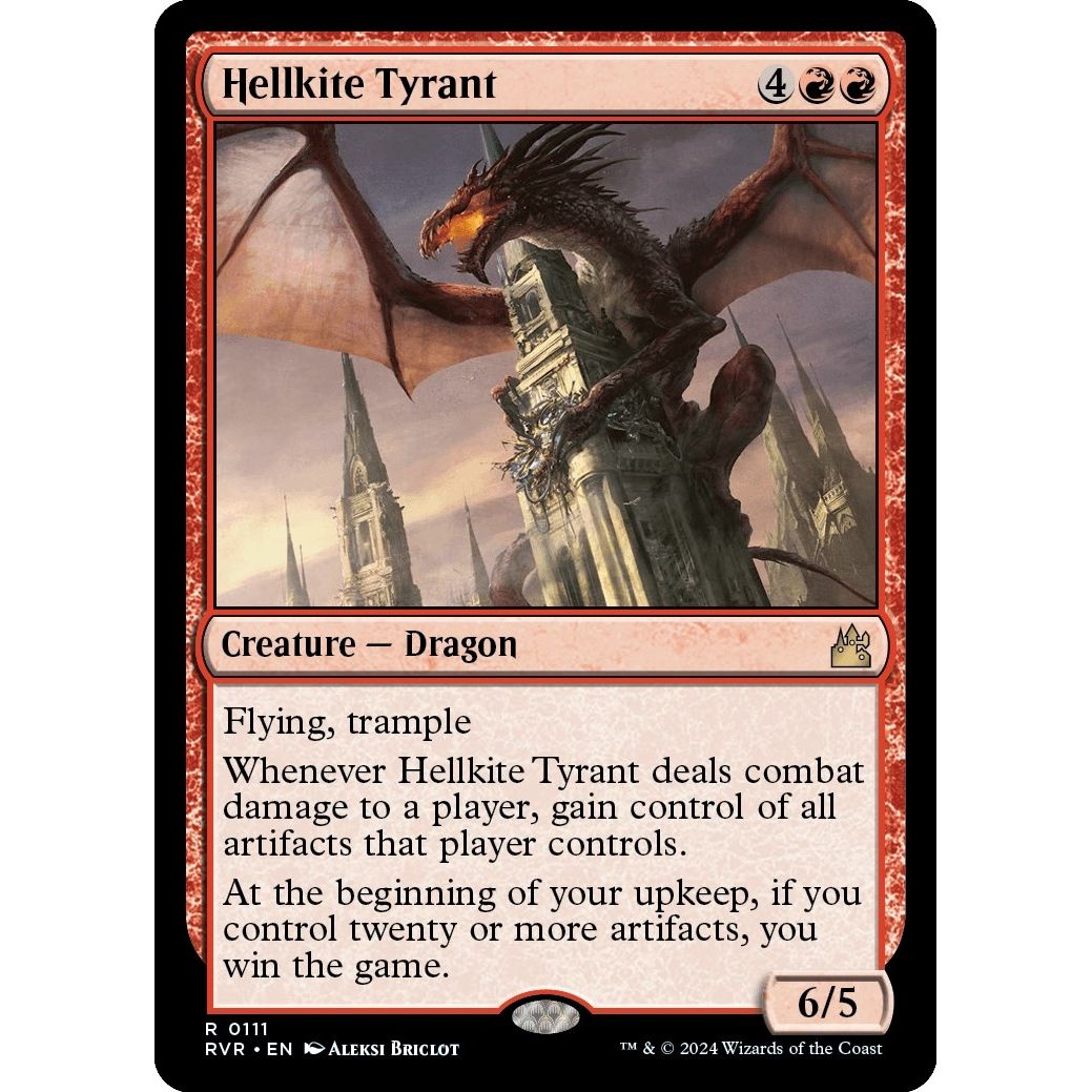 Image for Hellkite Tyrant (111) (RVR) - Magic: The Gathering