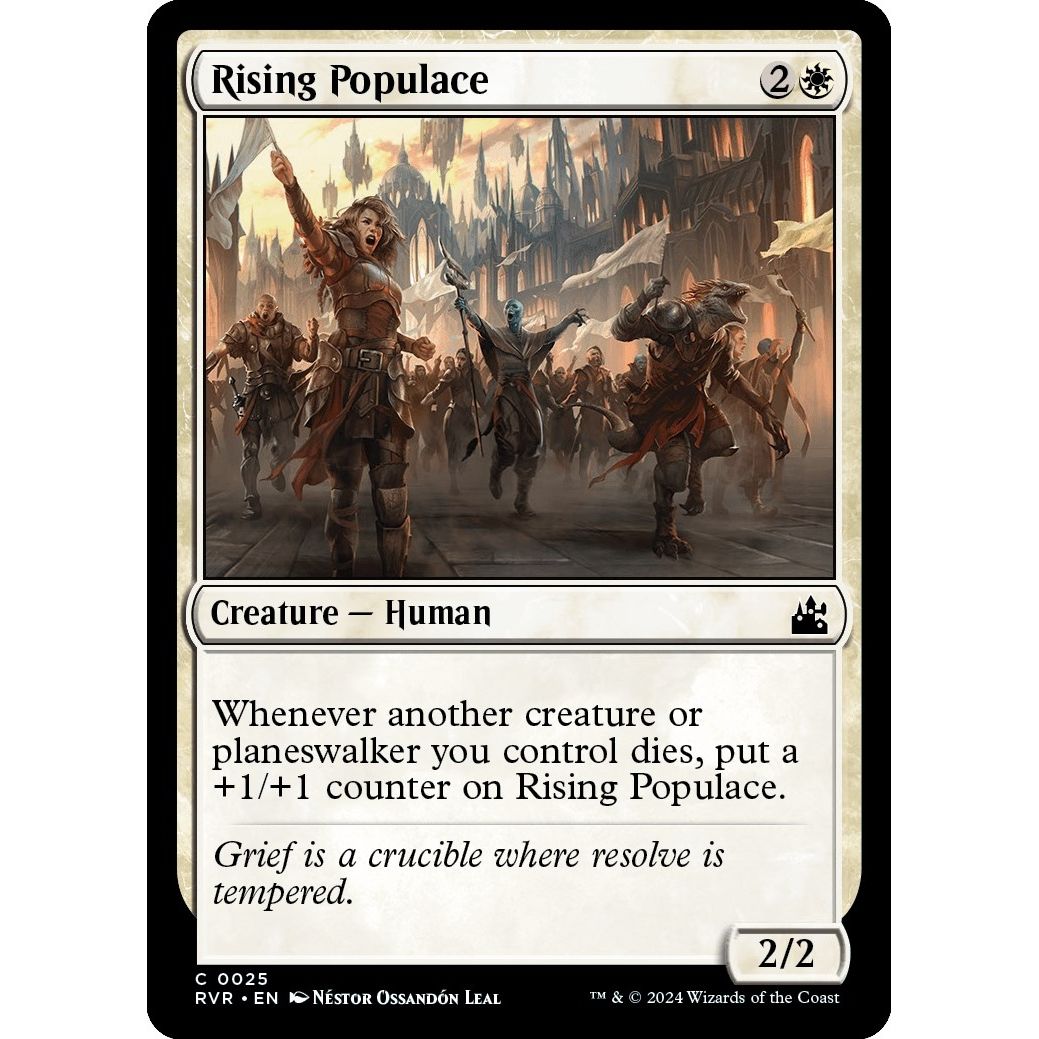 Image for Rising Populace (25) (RVR) - Magic: The Gathering