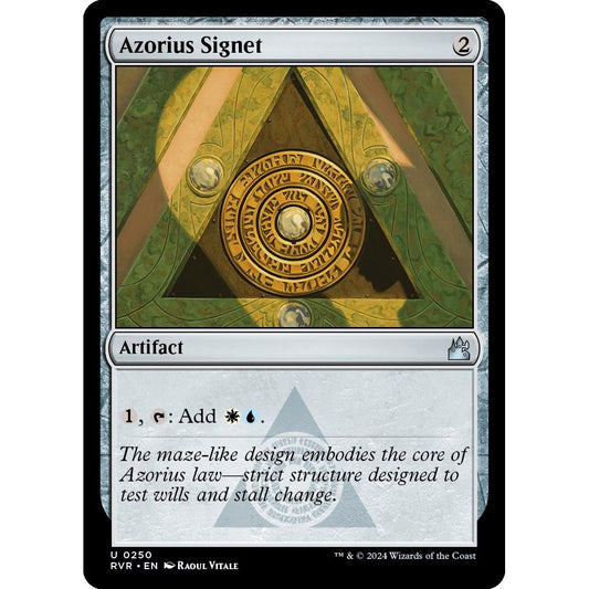 Image for Azorius Signet (250) (RVR) - Magic: The Gathering
