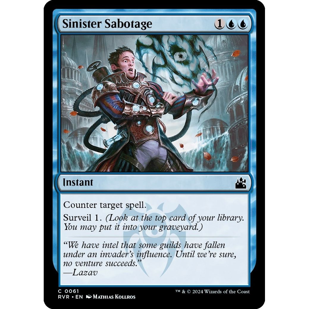 Image for Sinister Sabotage (61) (RVR) - Magic: The Gathering