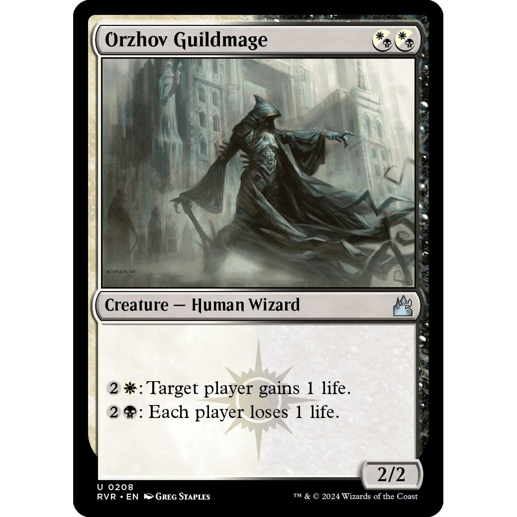 Image for Orzhov Guildmage (208) (RVR) - Magic: The Gathering