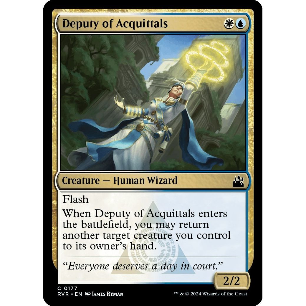 Image for Deputy of Acquittals (177) (RVR) - Magic: The Gathering