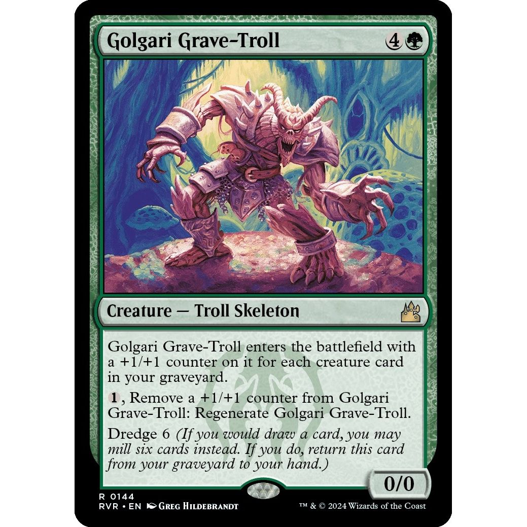 Image for Golgari Grave-Troll (144) (RVR) - Magic: The Gathering