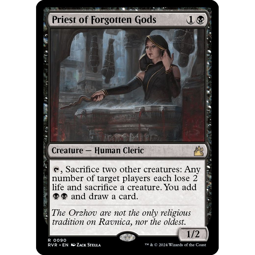 Image for Priest of Forgotten Gods (90) (RVR) - Magic: The Gathering