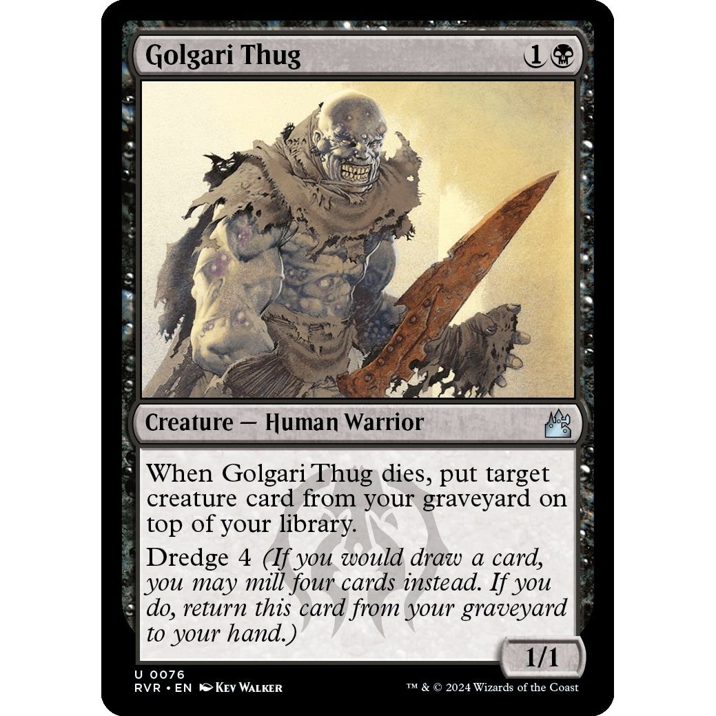 Image for Golgari Thug (76) (RVR) - Magic: The Gathering