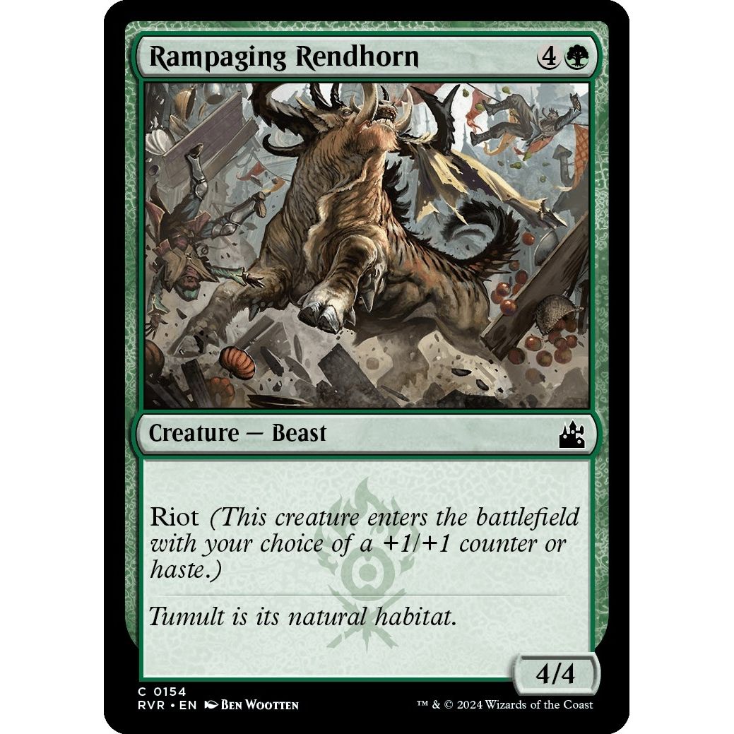 Image for Rampaging Rendhorn (154) (RVR) - Magic: The Gathering