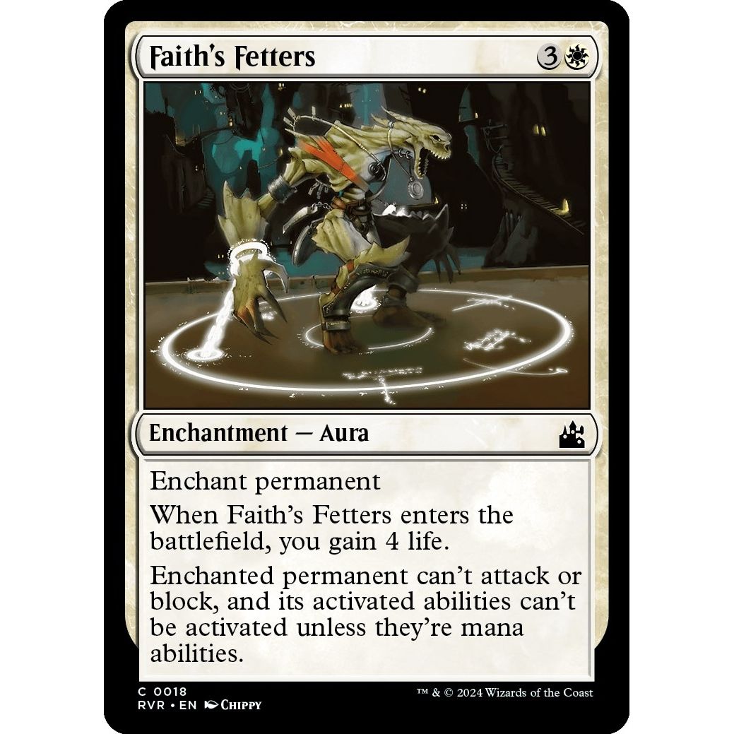 Image for Faith's Fetters (18) (RVR) - Magic: The Gathering