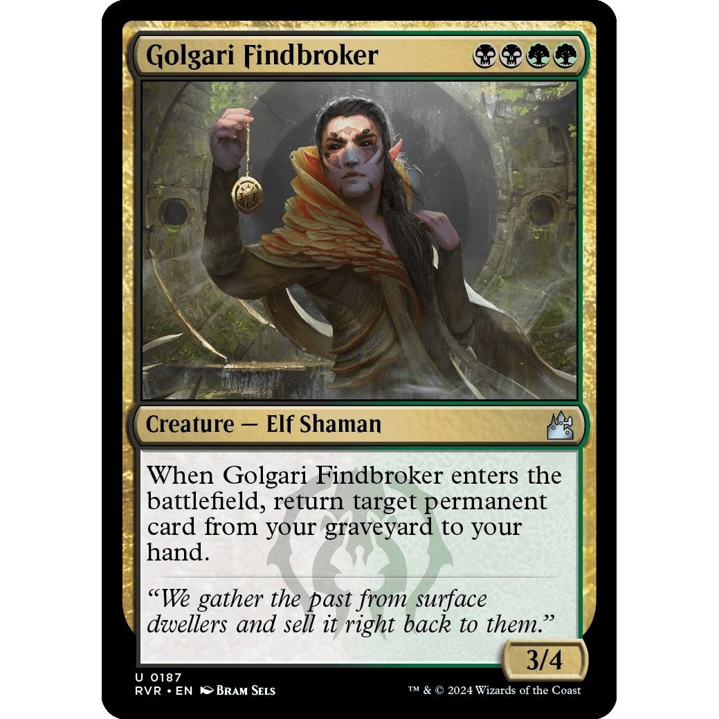 Image for Golgari Findbroker (187) (RVR) - Magic: The Gathering