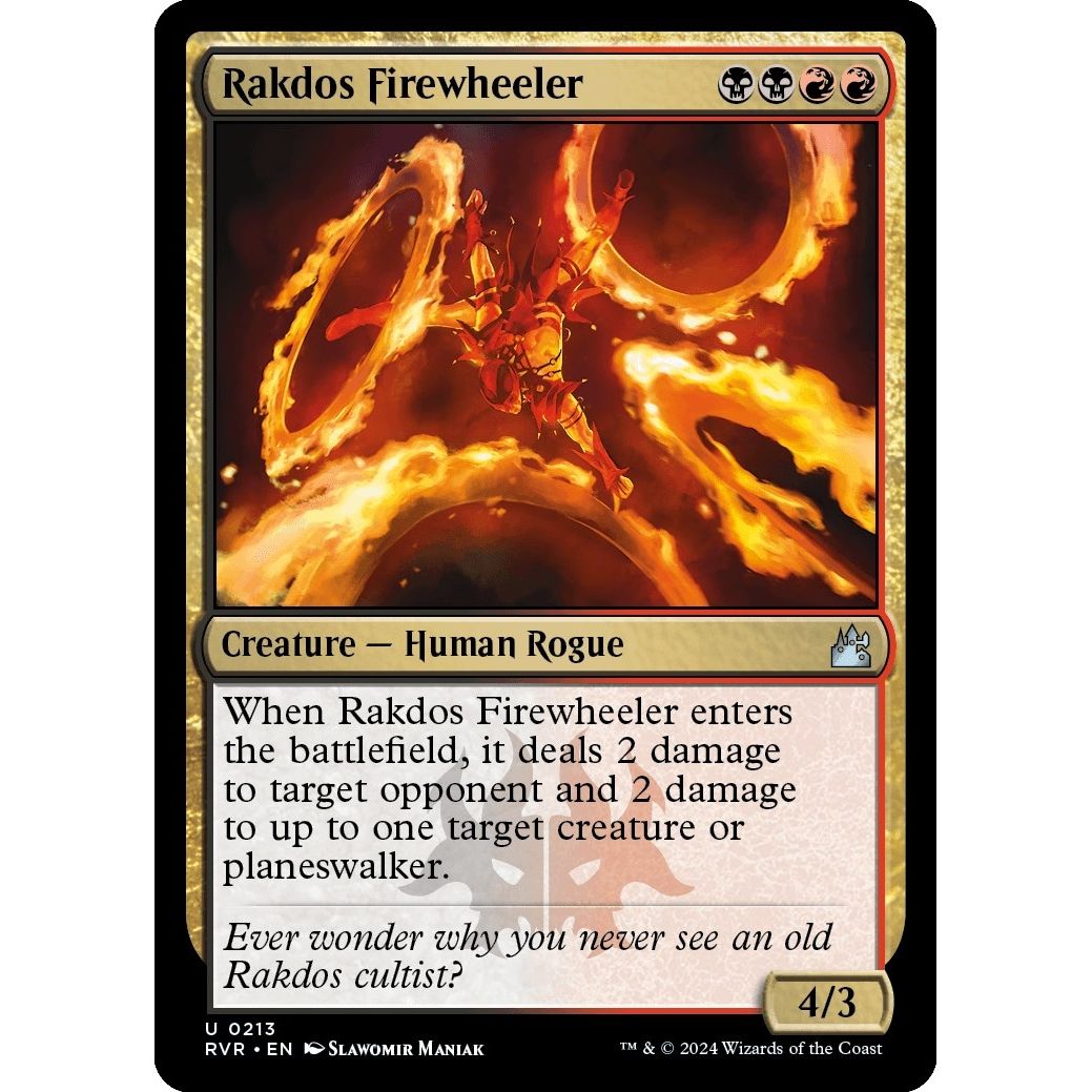 Image for Rakdos Firewheeler (213) (RVR) - Magic: The Gathering