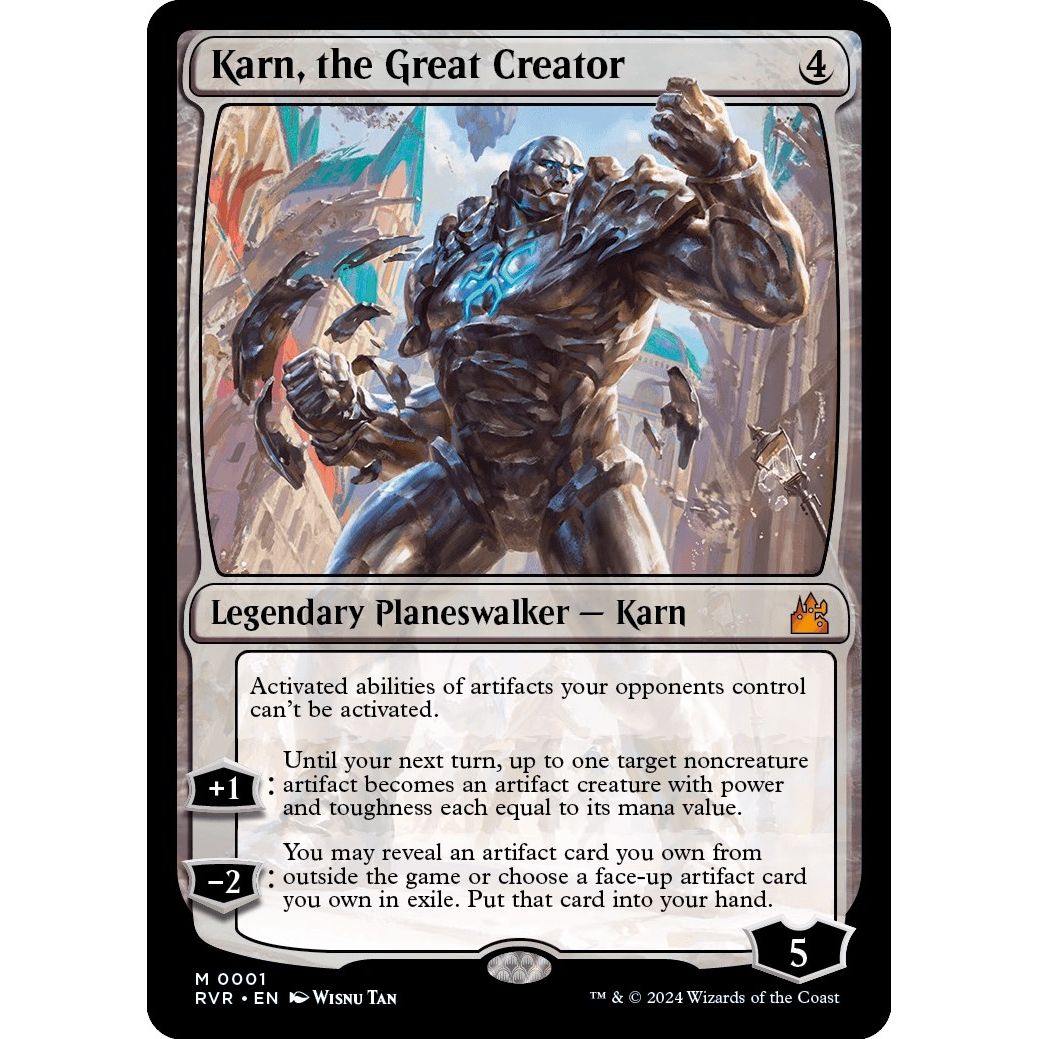 Image for Karn, the Great Creator (1) (RVR) - Magic: The Gathering