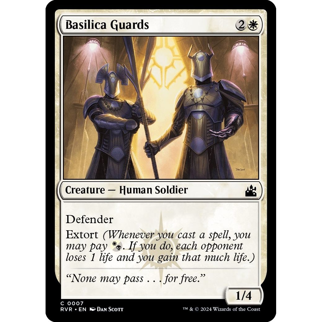 Image for Basilica Guards (7) (RVR) - Magic: The Gathering