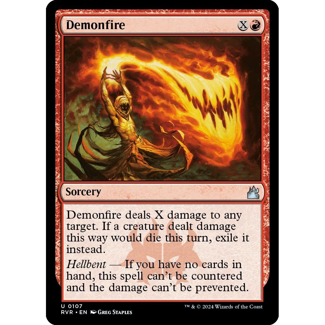 Image for Demonfire (107) (RVR) - Magic: The Gathering
