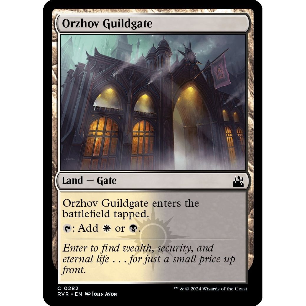 Image for Orzhov Guildgate (282) (RVR) - Magic: The Gathering