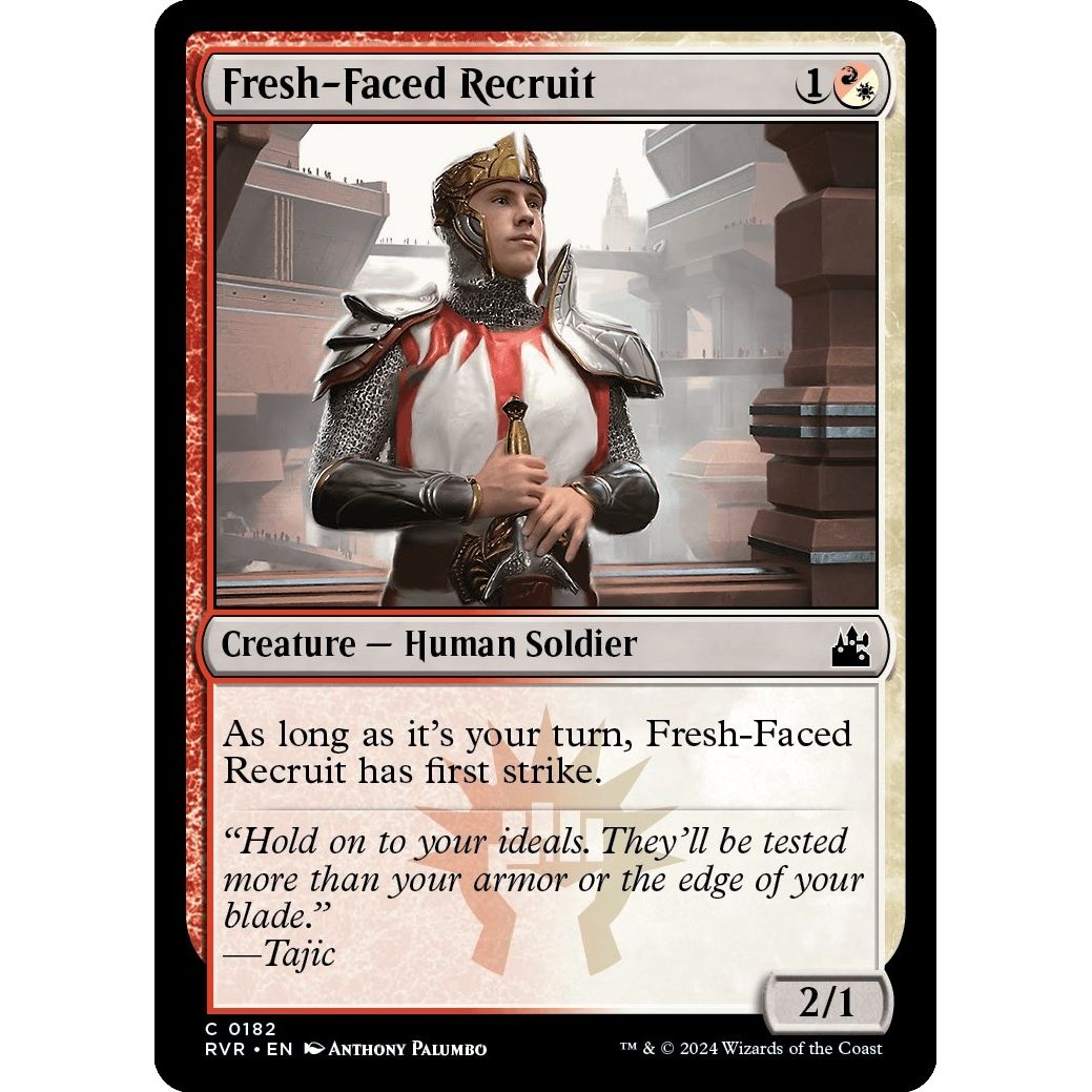 Image for Fresh-Faced Recruit (182) (RVR) - Magic: The Gathering