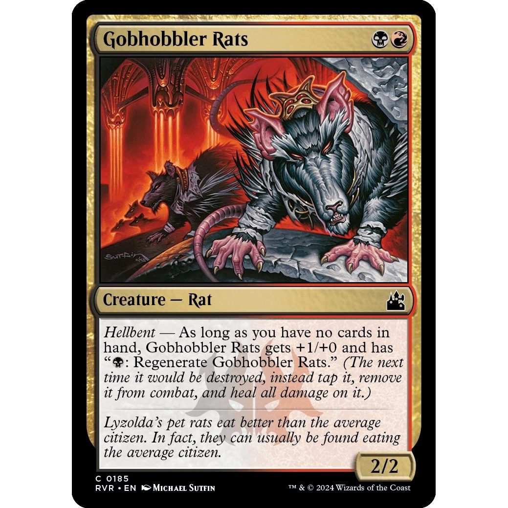 Image for Gobhobbler Rats (185) (RVR) - Magic: The Gathering