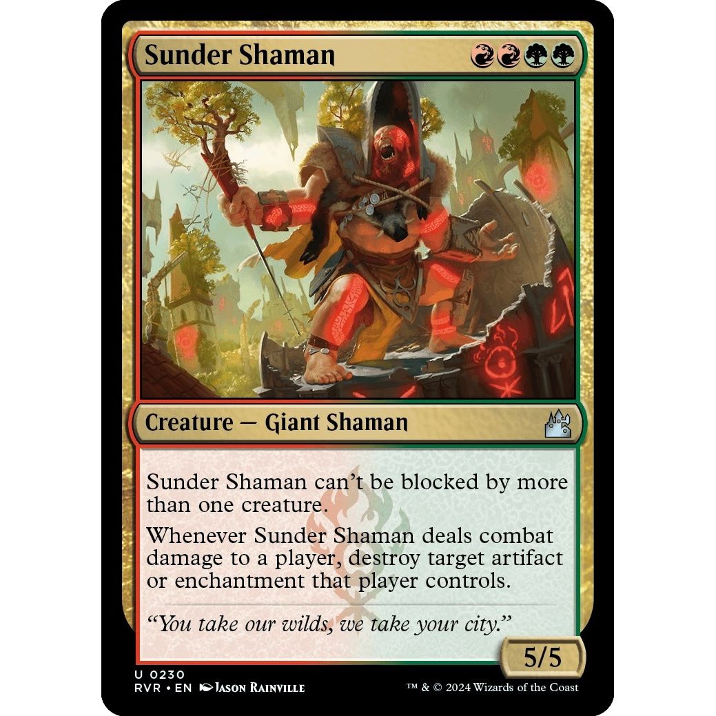 Image for Sunder Shaman (230) (RVR) - Magic: The Gathering