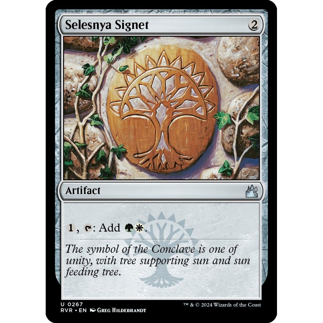 Image for Selesnya Signet (267) (RVR) - Magic: The Gathering