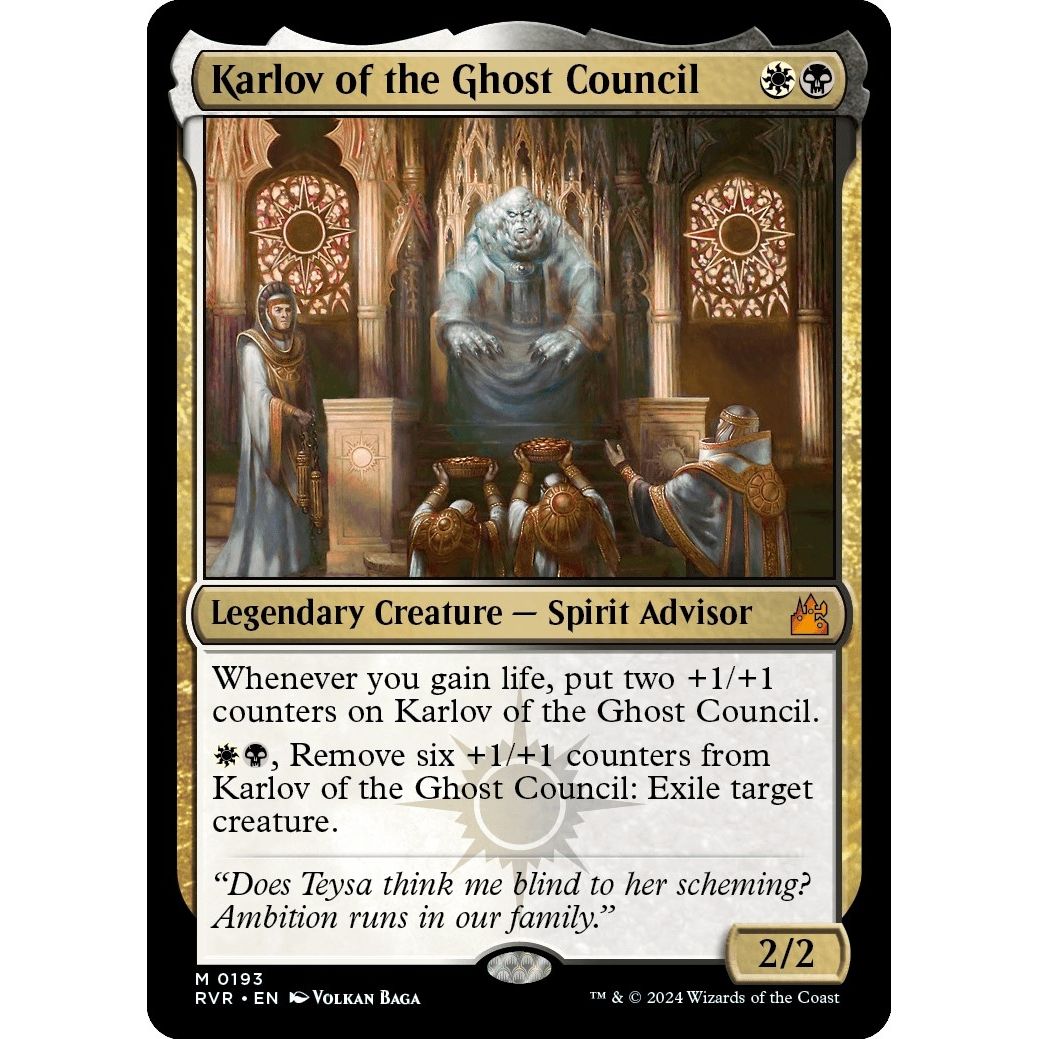 Image for Karlov of the Ghost Council (193) (RVR) - Magic: The Gathering