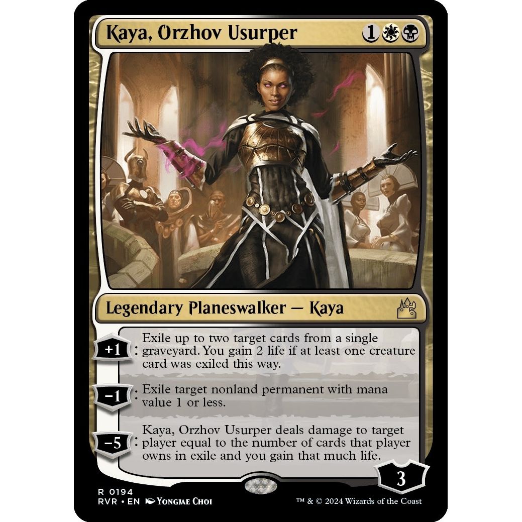 Image for Kaya, Orzhov Usurper (194) (RVR) - Magic: The Gathering