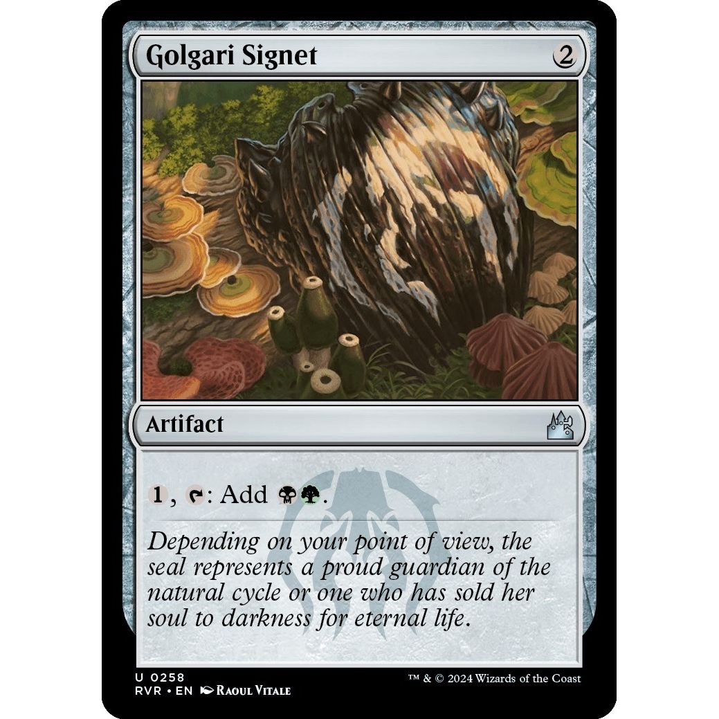 Image for Golgari Signet (258) (RVR) - Magic: The Gathering
