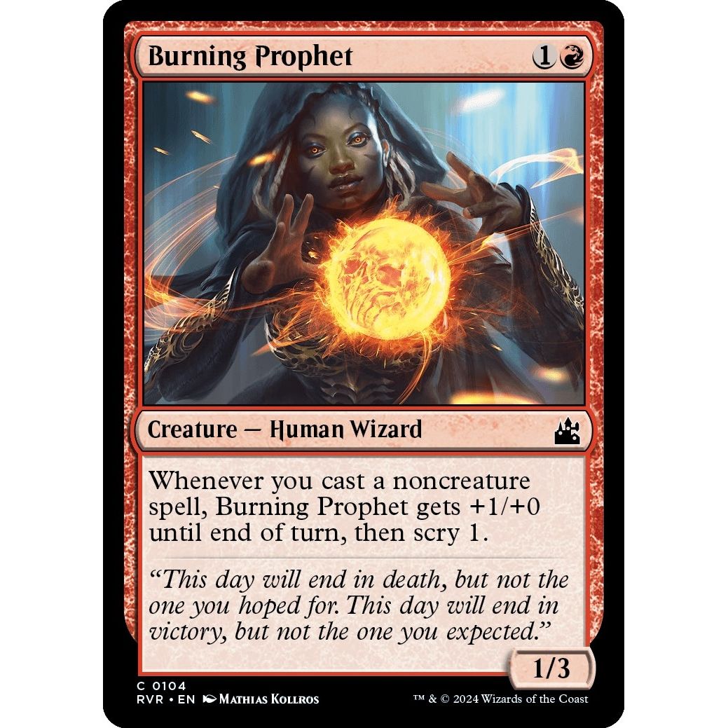 Image for Burning Prophet (104) (RVR) - Magic: The Gathering