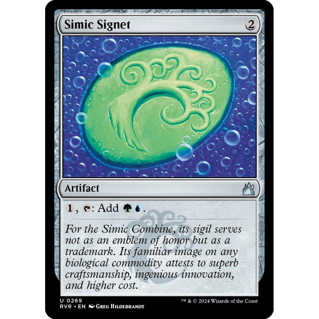 Image for Simic Signet (269) (RVR) - Magic: The Gathering