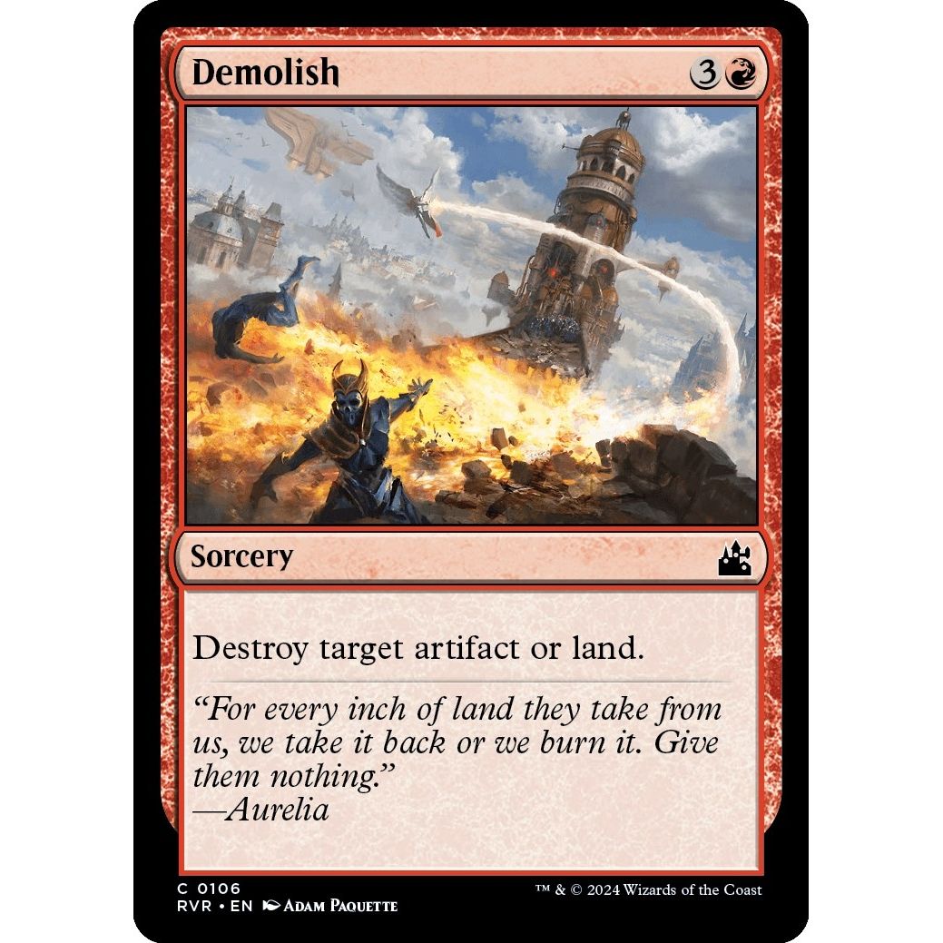 Image for Demolish (106) (RVR) - Magic: The Gathering