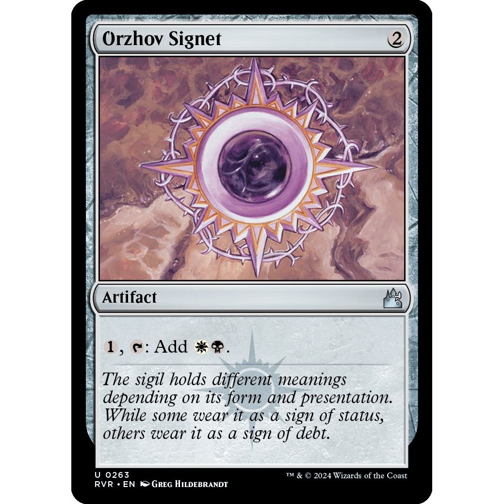 Image for Orzhov Signet (263) (RVR) - Magic: The Gathering