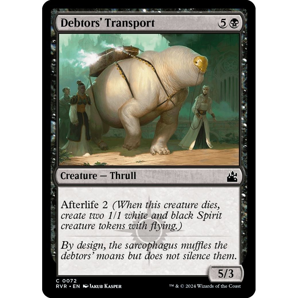 Image for Debtors' Transport (72) (RVR) - Magic: The Gathering