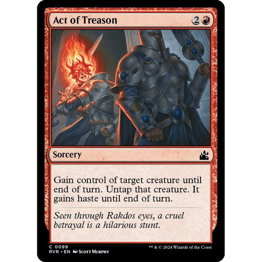 Image for Act of Treason (99) (RVR) - Magic: The Gathering