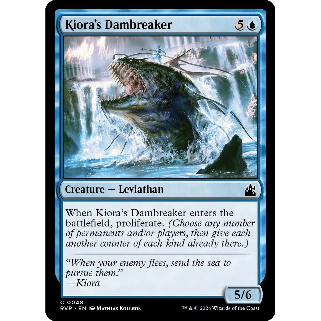 Image for Kiora's Dambreaker (48) (RVR) - Magic: The Gathering
