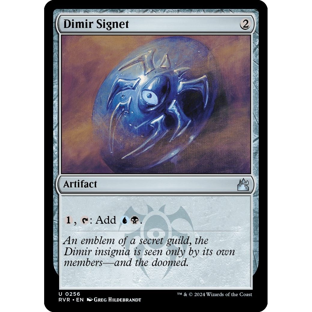 Image for Dimir Signet (256) (RVR) - Magic: The Gathering