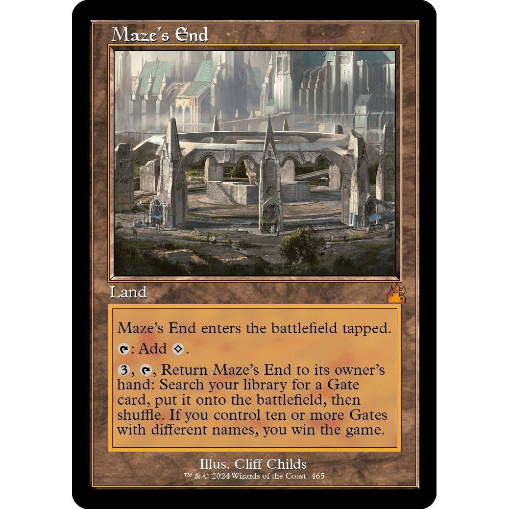 Image for Maze's End (Retro Frame) (465) (RVR) - Magic: The Gathering