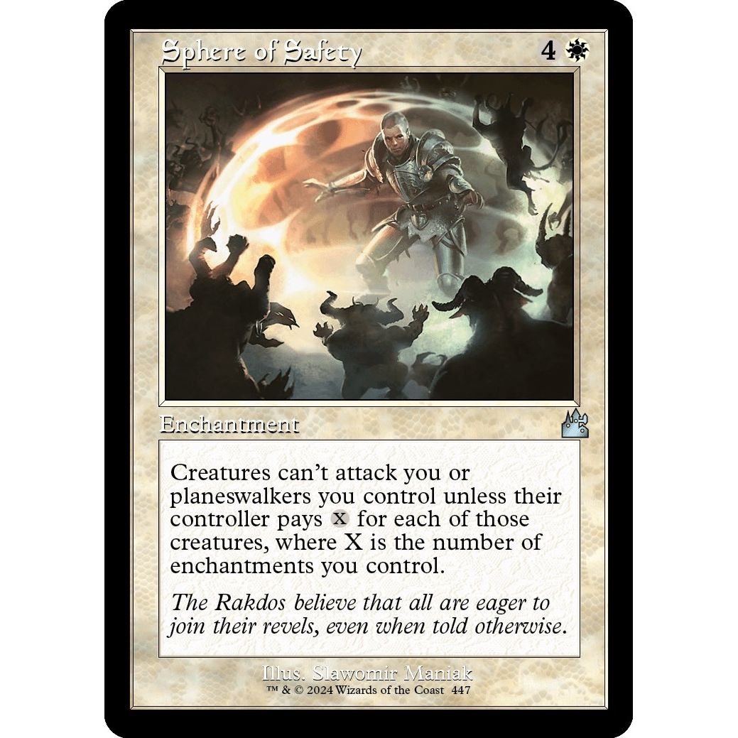 Image for Sphere of Safety (Retro Frame) (447) (RVR) - Magic: The Gathering
