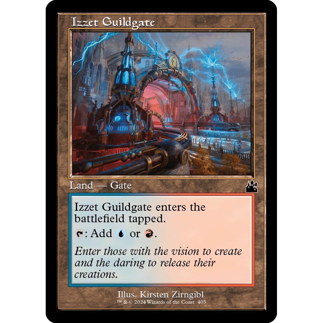 Image for Izzet Guildgate (Retro Frame) (405) (RVR) - Magic: The Gathering