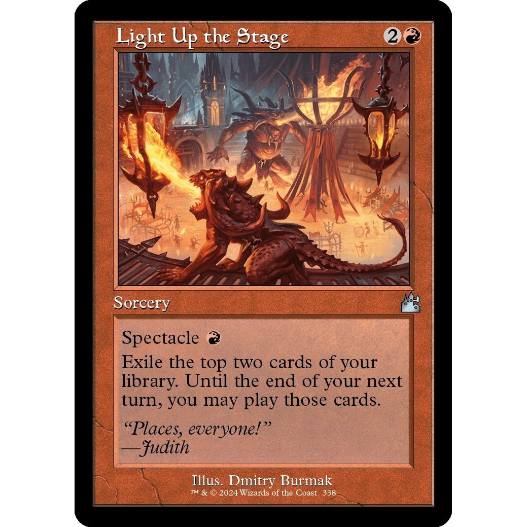 Image for Light Up the Stage (Retro Frame) (338) (RVR) - Magic: The Gathering