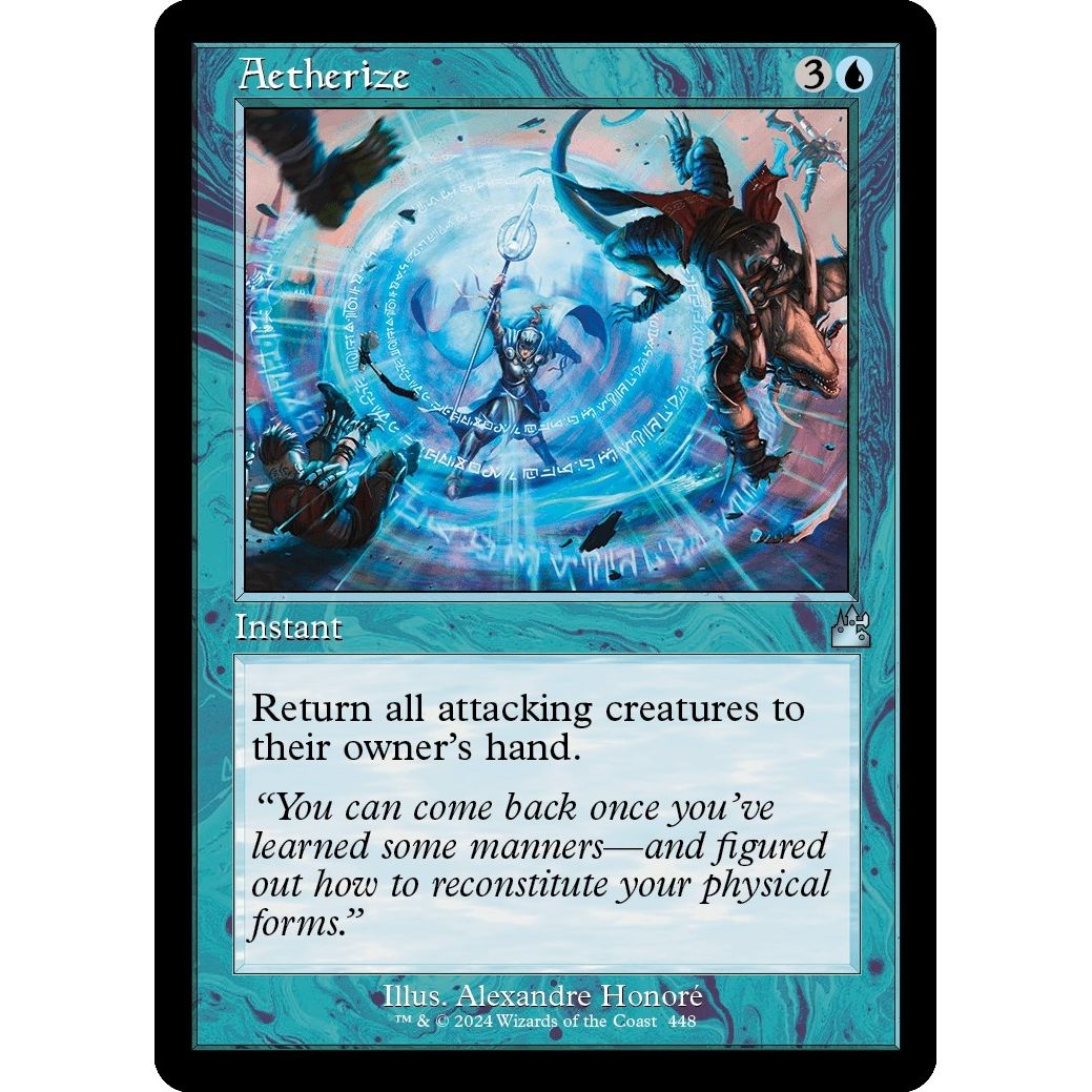 Image for Aetherize (Retro Frame) (448) (RVR) - Magic: The Gathering