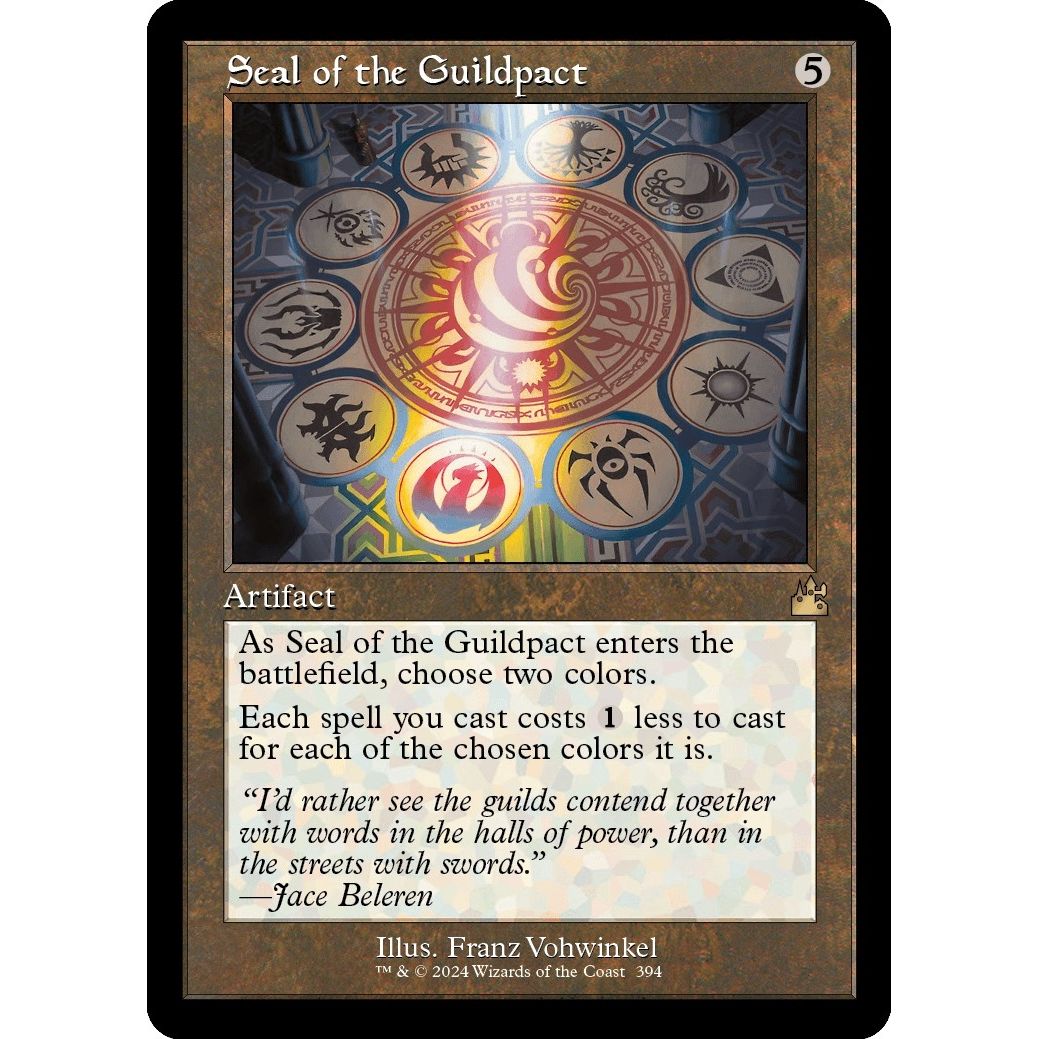 Image for Seal of the Guildpact (Retro Frame) (394) (RVR) - Magic: The Gathering