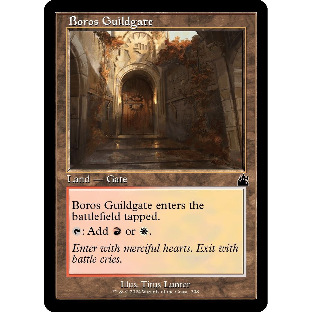 Image for Boros Guildgate (Retro Frame) (398) (RVR) - Magic: The Gathering