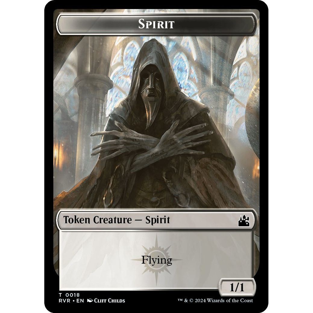 Image for Spirit Token (0018) (18) (RVR) - Magic: The Gathering
