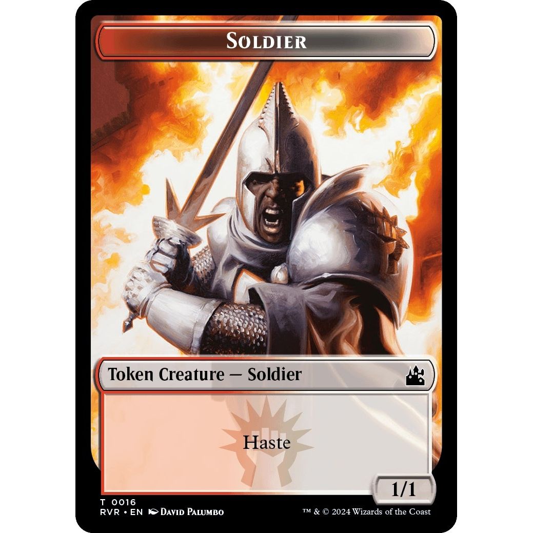 Image for Soldier Token (16) (RVR) - Magic: The Gathering