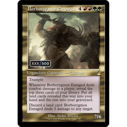 Image for Borborygmos Enraged (Retro Frame) (Serial Numbered) (357) (RVR) - Magic: The Gathering