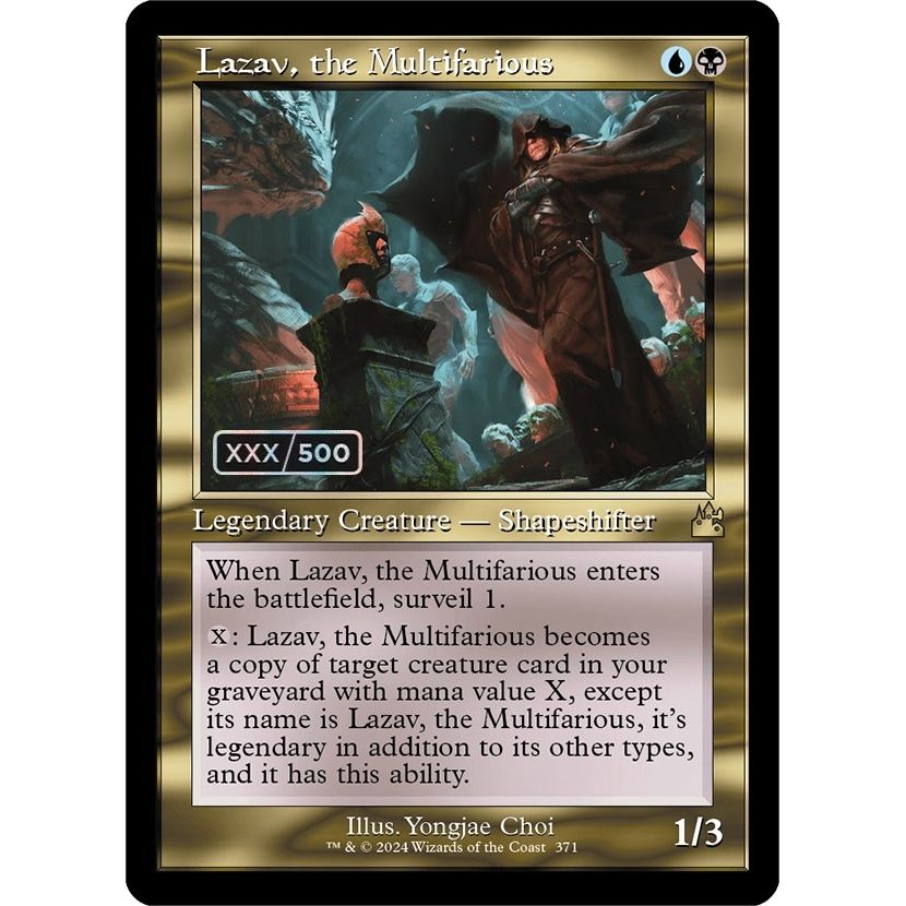Image for Lazav, the Multifarious (Retro Frame) (Serial Numbered) (371) (RVR) - Magic: The Gathering