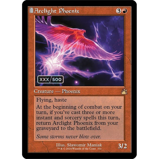 Image for Arclight Phoenix (Retro Frame) (Serial Numbered) (331) (RVR) - Magic: The Gathering